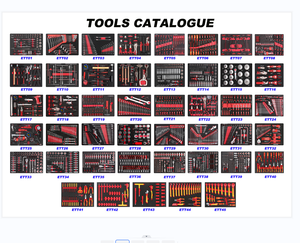 Bộ dụng cụ cờ lê kết hợp CR-V 139 món dành cho xưởng sửa chữa ô tô - Product Image 2