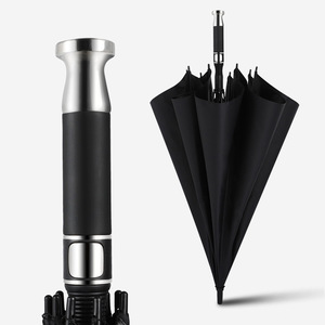 Golf <b>Umbrella</b> Automatic Opening Fiber Ribs Wind Resistant Rainstorm Use Gift Advertising <b>Umbrella</b> - Product Image 2