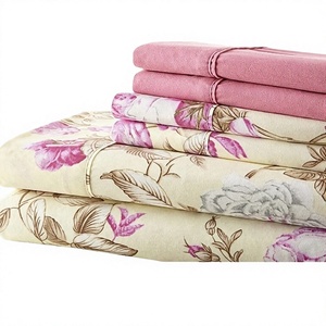 Parure de draps ajustés 4 pièces Bella Rosa à imprimé floral, 100 % microfibre antibactérienne, luxe, fabrication indienne. - Product Image 2