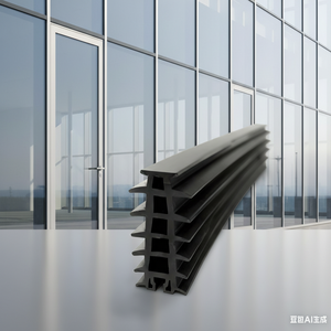 Уплотнительная лента из EPDM-резины для алюминиевых окон/дверей, навесных стен, всепогодная прокладка с услугами резки/сварки - Product Image 2