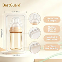 Vassoio Blister in Plastica PP Personalizzato, Confezione Blister per Alimenti per Biberon, Confezione Regalo per Vendita al Dettaglio