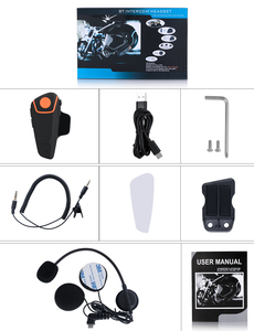 Bts2 1000m xe máy Mũ bảo hiểm <span class=keywords><strong>intercom</strong></span> Tai nghe cho Racing - Product Image 4