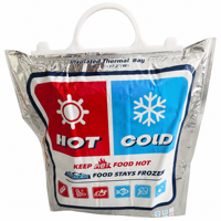 Sac isotherme promotionnel réutilisable avec fermeture, portable pour les courses et l'épicerie, vente en gros
