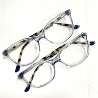 Nouvelle monture de lunettes carrée en acétate, design tendance, unisexe, transparente, optique, protection des yeux, haut de gamme