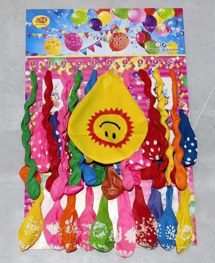 Dekorasi Pesta Ulang Tahun cetak warna-warni 12 inci 2g tebal harga pabrik balon lateks kualitas tinggi
