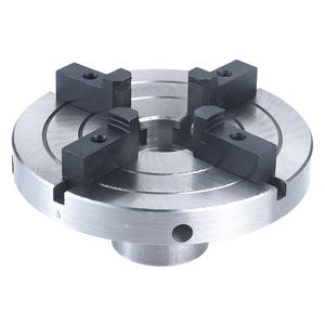 Mandril de torno Fervi de 4 mordazas independientes para mecanizado de metales - Product Image 1