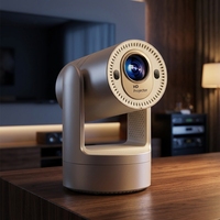 Nouveau mini projecteur rechargeable J3 pour l'extérieur, 720P 4K 200ANSI, portable, intelligent, Android 9, home cinéma, batterie intégrée