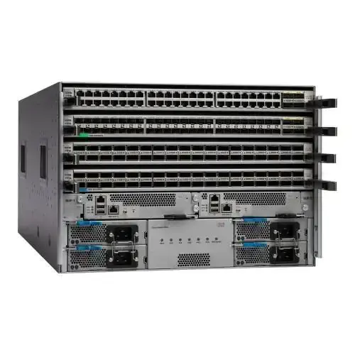 Kualitas tinggi rak N9K-C9504-B3-E-dapat dipasang 7U statis IP routing Modular Chassis N9K-C9504-B3-E