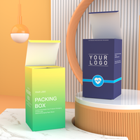 Boîte d'emballage en carton pour comprimés et pilules médicales, personnalisable avec logo, recyclable et imprimée