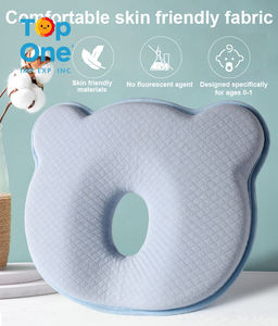 TopOne haute qualité doux respirant mousse à mémoire coton garçon fille infantile sommeil nouveau-né bébé oreiller - Product Image 3