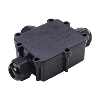 T Type En Plastique 3 Voies IP68 Boîtier Types de Boîte de Jonction Électrique Souterraine Étanche