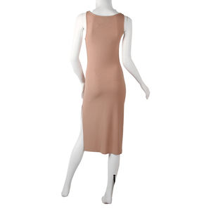 e moda oem vestido de falda de algodón de las mujeres sexy V-cuello tejido ropa de moda casual oem vestido de mujer - Product Image 2