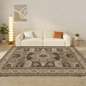 Tappeto Vintage Boho Moderno di Lusso <span class=keywords><strong>per</strong></span> Camera da Letto e Sala da Pranzo, Lavabile, Floreale, Antiscivolo, Stile Retrò - Product Image 5