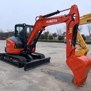 รถขุดตีนตะขาบ Kubota U55 มือสองแท้ 100% ขนาด 5 ตัน พร้อมบุ้งขุด เครื่องยนต์และปั๊ม Kubota ได้รับการรับรองมาตรฐาน EPA และ CE - Product Image 2