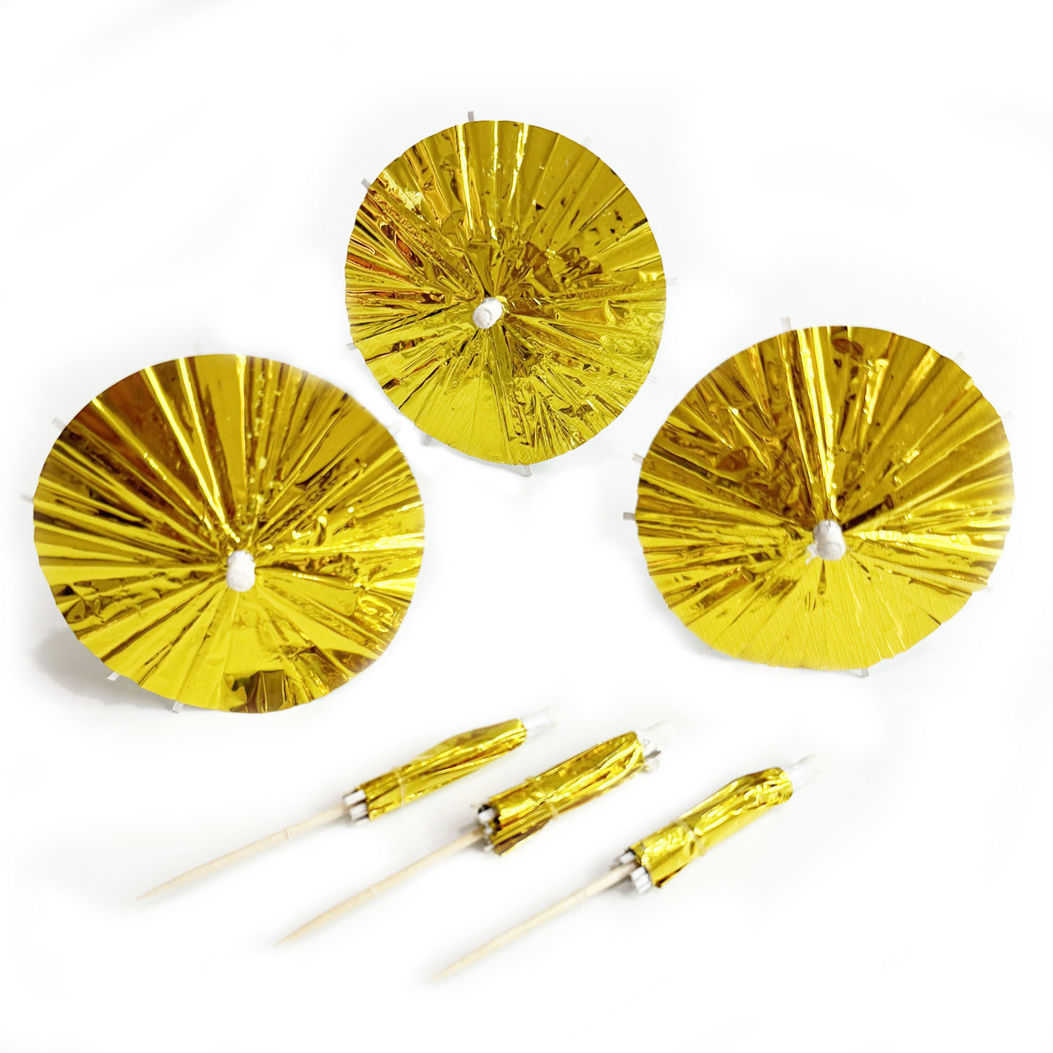 Golden umbrella 10 pieces/pack