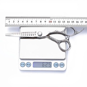 Color Correcting Thinning Shears 9CR13 Stainless Steel 6 Inch Blunt Tip Haircutting Scissors For Men Pompadour Styling - Product Image 4