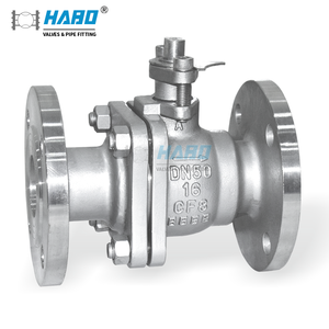 Pn16 bóng van Nhà cung cấp dịch vụ OEM công nghiệp van thép không gỉ 304 Trung Quốc cf8 mặt bích loại 2 cái đúc - Product Image 1