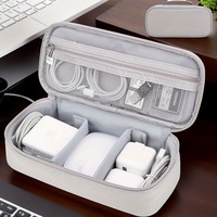 Sac de rangement multifonction portable pour accessoires numériques de téléphone portable avec clé USB, batterie externe et câble de données