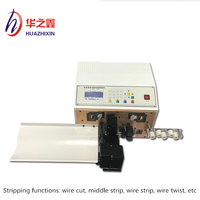 Machine automatique de dénudage et de coupe de fils haute précision, petite machine à peler les câbles AV110V 220V pour le traitement des faisceaux AWG12 AWG32
