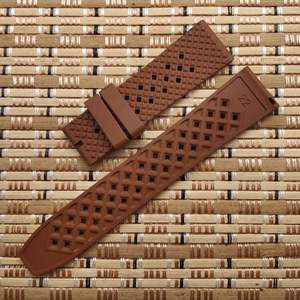 FKM <span class=keywords><strong>correa</strong></span> de reloj de repuesto de goma suave de liberación rápida para <span class=keywords><strong>Panerai</strong></span> , 20mm, 22mm, 24mm - Product Image 5