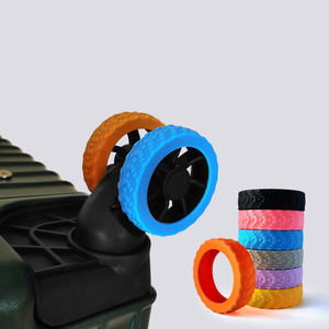 Pack <span class=keywords><strong>de</strong></span> 8 pièces <span class=keywords><strong>de</strong></span> couverture <span class=keywords><strong>de</strong></span> roue <span class=keywords><strong>de</strong></span> bagage pour <span class=keywords><strong>valise</strong></span> Housses <span class=keywords><strong>de</strong></span> <span class=keywords><strong>protection</strong></span> <span class=keywords><strong>de</strong></span> roue en silicone Accessoire <span class=keywords><strong>de</strong></span> voyage anti-bruit résistant <span class=keywords><strong>à</strong></span> l'usure - Product Image 1