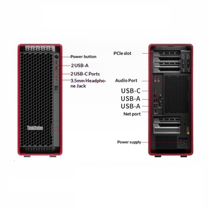 Estación de Trabajo Gráfica Lenovo ThinkStation P8 con Procesador AMD 7975WX para Productividad en la Oficina, Edición de Video, Creación de Contenido y <span class=keywords><strong>CAD</strong></span> - Product Image 5
