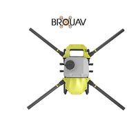 BROUAV Mini Dron agrícola de fibra de carbono 16L Pulverización de pesticidas UAV con componentes de núcleo de engranaje