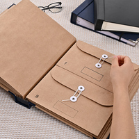 Produit phare Bonvan Classeur multi-fonctions en plastique Manila à pochettes séparées, personnalisable, couleurs rose et bleu