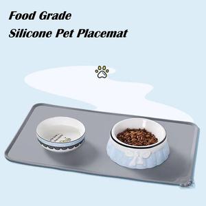 BPA ücretsiz su geçirmez silikon evcil hayvan besleme paspası Bpa ücretsiz köpek kedi kumu <span class=keywords><strong>mat</strong></span>ı kedi köpek için su kasesi köpek soğutma <span class=keywords><strong>mat</strong></span>ı sıcak satış - Product Image 3