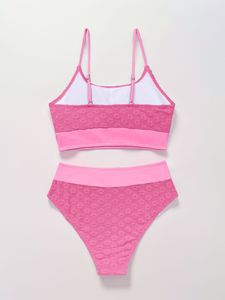 RUIQUWIN OEM Custom Crochet Bikini Set Women Push Up Micro Swimsuit Halter Swimwear Lace <b>Thong</b> Bikini Summer Bathing Suit - Product Image 6