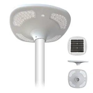 2023新款户外灯IP65防水高流明30w圆形太阳能庭院灯