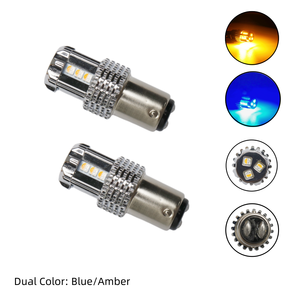 Ampoules LED personnalisables pour clignotants, feux de freinage et feux de recul de voiture - Bases 7440, 7443, 1156, 1157, 3156, 3157, P21W (BA15S), P21/5W (BAY15D) - Product Image 3