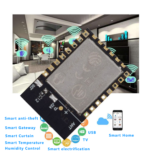 OEM ODM ESP8266 WiFi Module Wireless IOT Module Serial To Wifi Modules Remote Control Board Solution