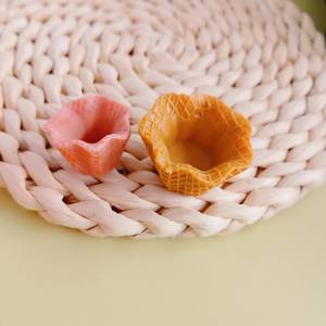 100 pièces de mini cornets de crème glacée artificiels, modèle de simulation de gâteau, dessert, <span class=keywords><strong>yaourt</strong></span>, accessoires de présentation - Product Image 5