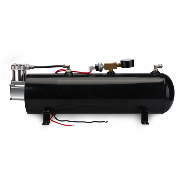 Air Horn 12V Compressor Kit for Train Truck Car One -piece tank Compressor System air Suspension Driver Seat