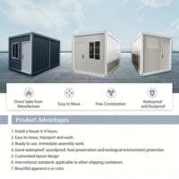 Maison conteneur moderne de luxe en acier préfabriqué sur mesure pour hôtel, bureau, villa – Portable, mobile et durable