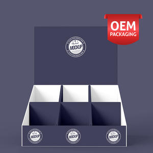 Plateau de présentation au détail en papier couché polyvalent Organisateur de stockage Imprimé sur mesure avec catégorie de produit OEM ODM Boîtes en papier - Product Image 2