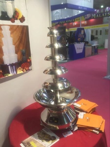 Machine à <span class=keywords><strong>fontaine</strong></span> de chocolat rotative à 5 couches, pot chaud Commercial, arrosoir pour buffet d'hôtel, cascade - Product Image 6