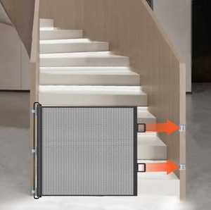 Factory Sales Popular Retractable Baby Safety <strong>Gate</strong> Lock Mesh <strong>Pet</strong> <strong>Gate</strong> <strong>for</strong> <strong>Stairs</strong> and Doorways - Product Image 2