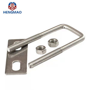 الفولاذ المقاوم للصدأ SS316 قفل مربع على شكل <span class=keywords><strong>U</strong></span> <span class=keywords><strong>U</strong></span> بولت مربع <span class=keywords><strong>U</strong></span> الترباس للشاحنات - Product Image 4