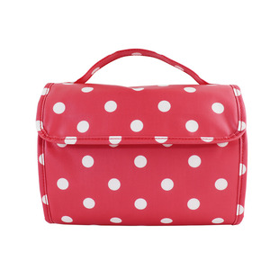 Sac de toilette suspendu imperméable pour femme, trousse de maquillage grande capacité avec fermeture éclair et logo - Product Image 6