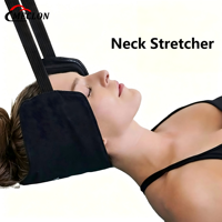 Hamac cervical portable, dispositif de traction cervicale, outil de décompression pour soulager les tensions et les douleurs au cou
