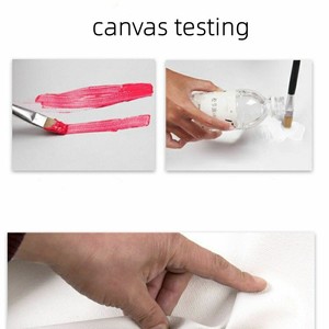 Puro lino cotone artista <span class=keywords><strong>pittura</strong></span> a mano primer arte tela rotolo <span class=keywords><strong>pittura</strong></span> rotolo opaco <span class=keywords><strong>per</strong></span> coprire <span class=keywords><strong>legno</strong></span> <span class=keywords><strong>per</strong></span> tela stampata bianco personalizzato - Product Image 4