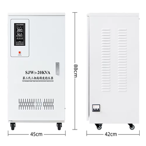 Cao-điện hoàn toàn tự động 100kva 380V ba-giai đoạn SVC công nghiệp <span class=keywords><strong>AVR</strong></span> điều chỉnh điện áp với LED hiển thị - Product Image 2