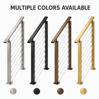 Kit de garde-corps en câble en acier inoxydable 304 316 pour balcon, escalier, toit, terrasse, projets résidentiels et commerciaux