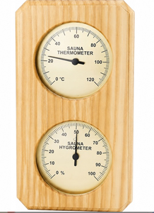 Termómetro e Higrómetro de Madera para Sauna, Termómetro de Madera para Cuarto Interior - Product Image 3