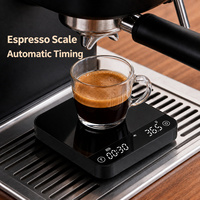 Balance à café intelligente avec minuteur, précision 0,1g, 2kg, rechargeable par Type-C, pour expresso et pour le café filtre