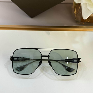 Lunettes de soleil rétro à double pont, verres dégradés gris-orange, monture métallique, protection UV400, pour homme, style affaires, conduite et urbain - Product Image 4