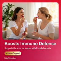 Gummies vaginales probiotiques et prébiotiques pour femmes OEM, favorisent l'équilibre de la flore vaginale et intestinale, santé féminine, bien-être quotidien