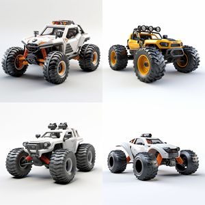 RC Truck <b>Remote</b> Control Vehicle Electric Ready-To-Go With <b>Camera</b> For 8 To 13 Years Kids Plastic Material - Product Image 2